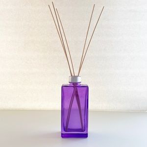 Partylite Purple Glass Reed Diffuser Bottle New!